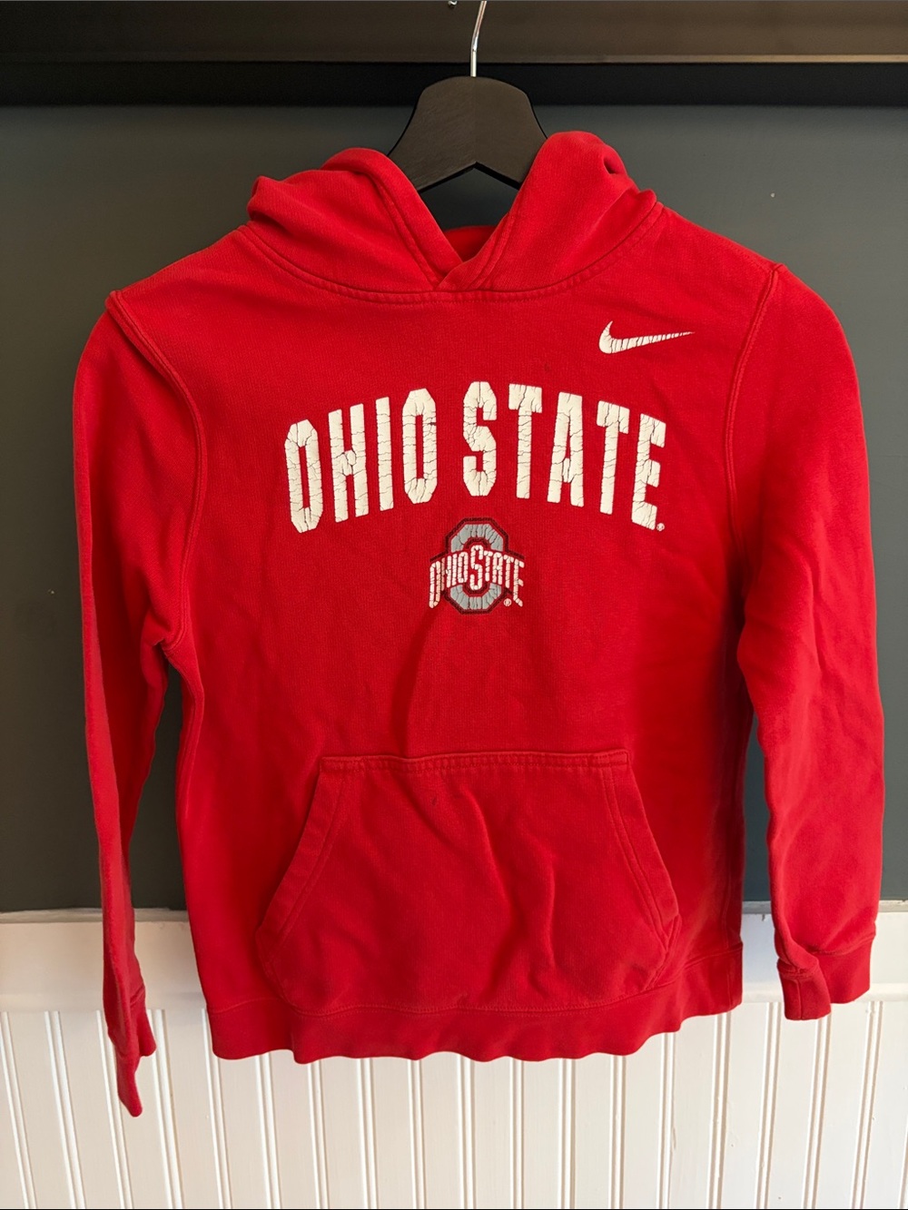 Nike Youth Red Ohio State Hoodie